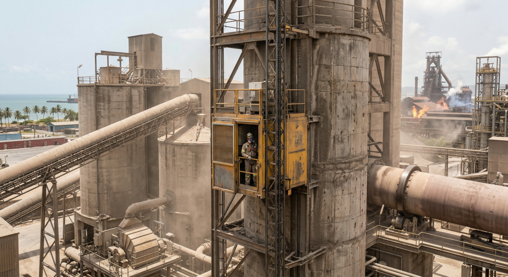 industrial elevators for cement plants