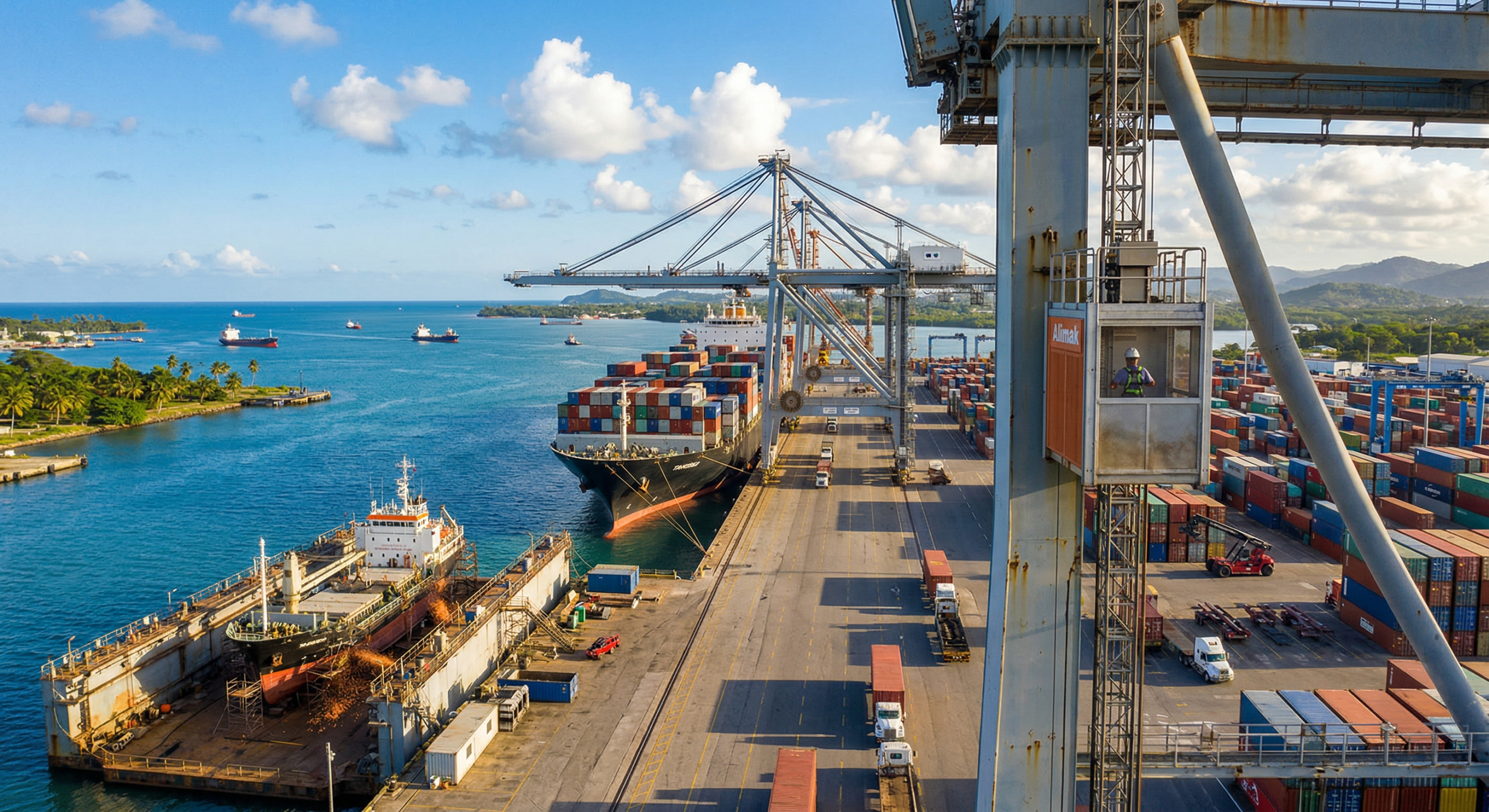 Port crane