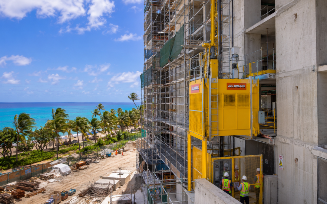 Construction Hoist Rental in the Caribbean: What Contractors Need to Know