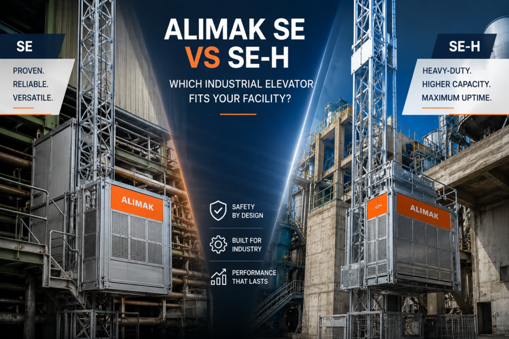 Alimak SE vs SE-H Which Industrial Elevator Fits Your Facility