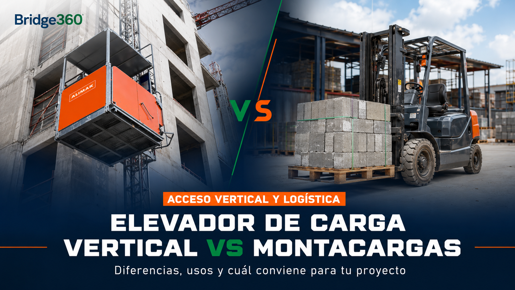 Elevador de carga vertical vs montacargas diferencias, usos y cuál conviene